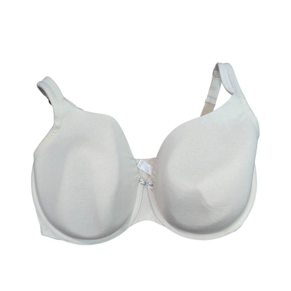 Lane Bryant Cacique Lightly Lined Full Coverage Ivory 40H Cotton Blend